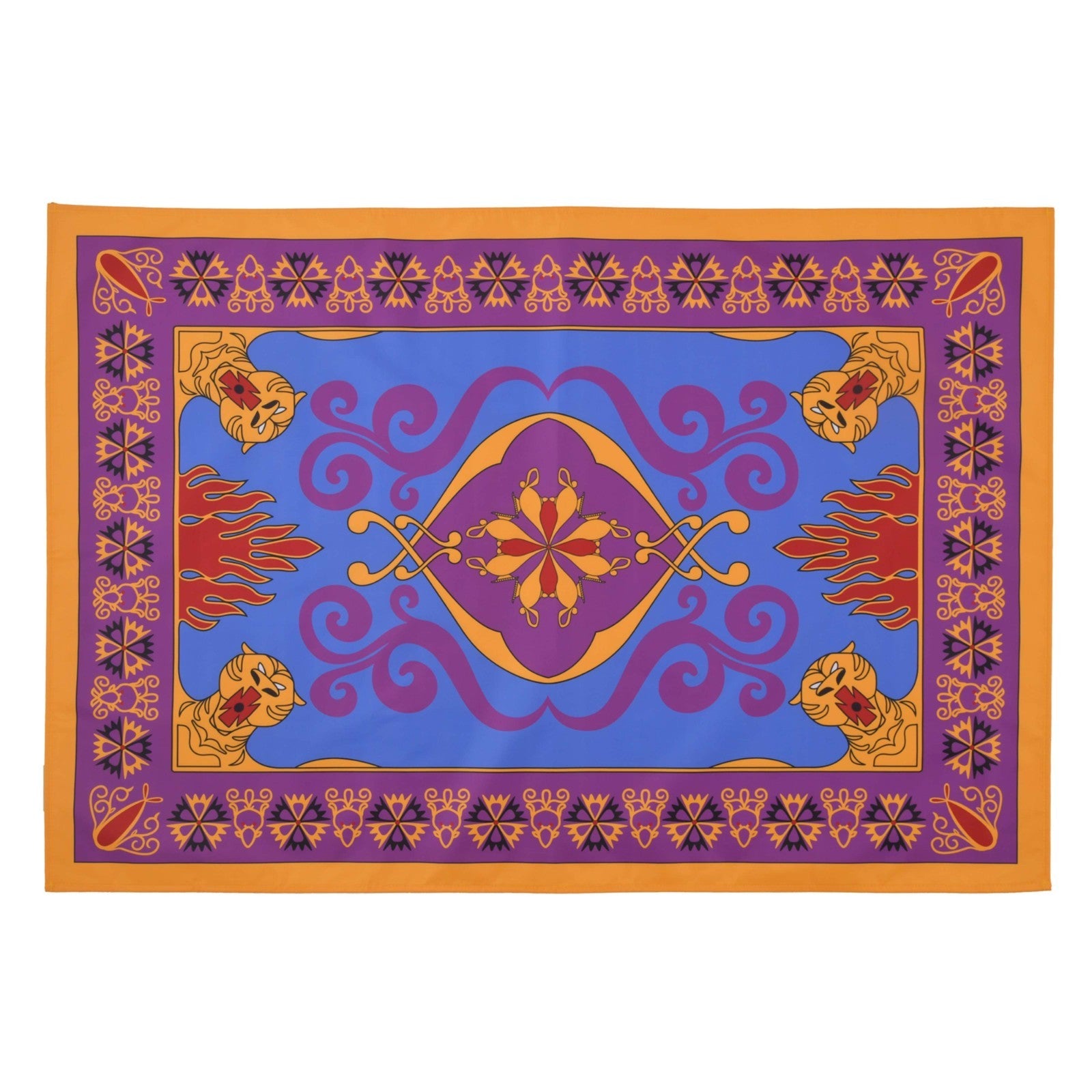 Japan Tokyo Disney Store Magic Carpet Picnic Sheet S Compact with Pouch Aladdin