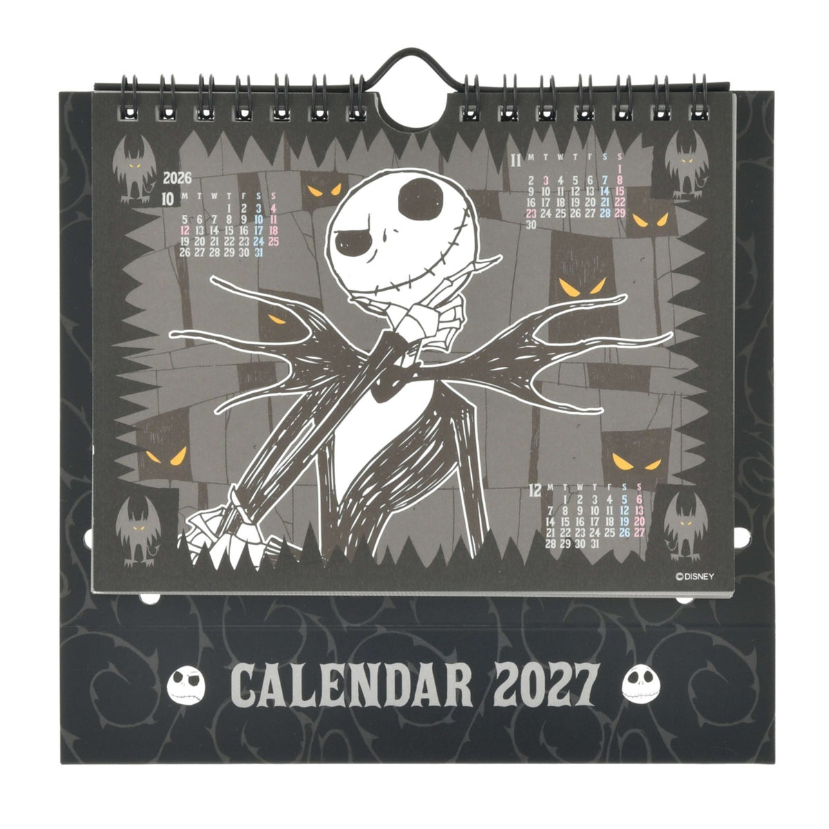 Japan Tokyo Disney Store Nightmare Before Christmas Pop-Up Desk Calendar 2027