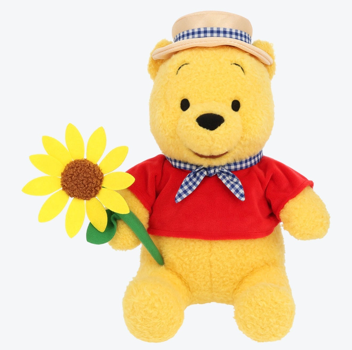 Japan Tokyo Disney Resort Winnie the Pooh Sunflower Plush Toy Summer