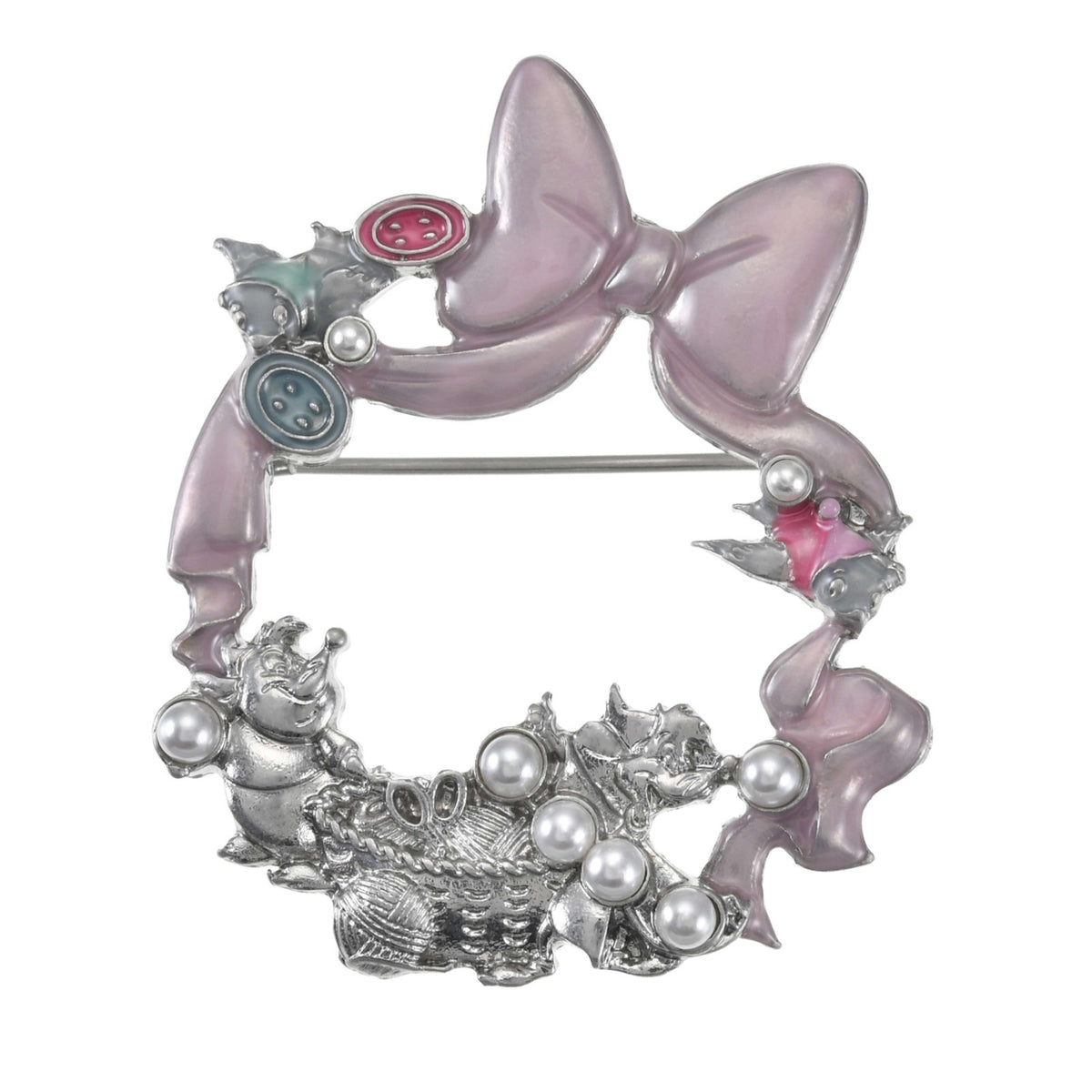 Japan Tokyo Disney Store Jack Gus Bluebird Brooch Sewing Cinderella