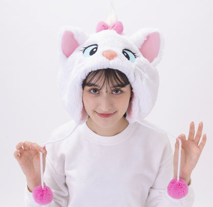 Japan Tokyo Disney Resort Ears Headband Marie limited Fun Cap Hat Fluffy