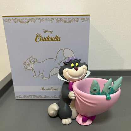 Japan Tokyo Disney Store Lucifer Makeup Brush Stand Figure