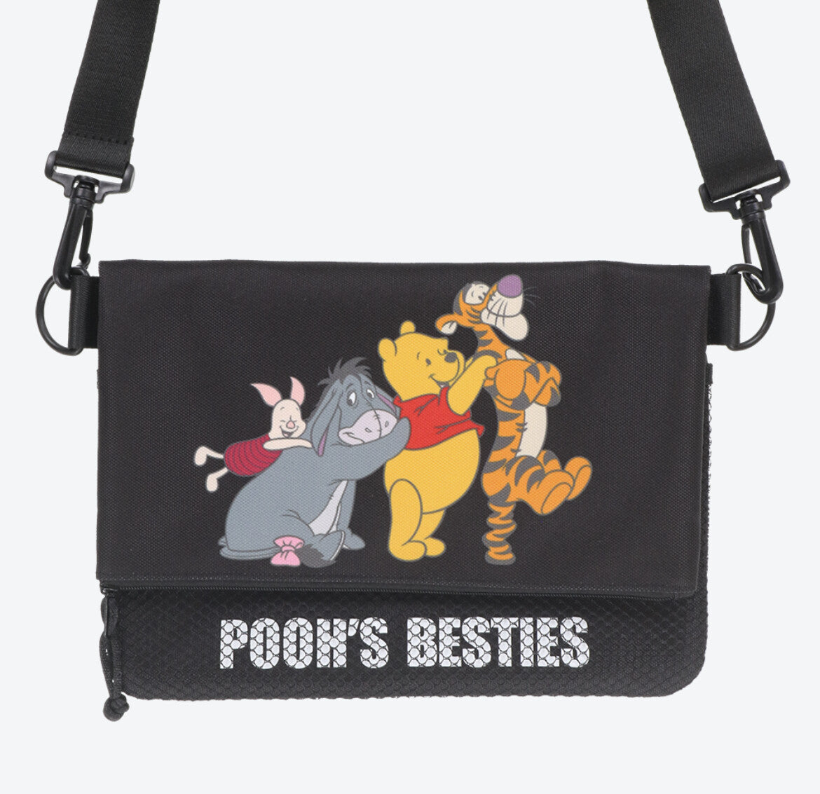 Japan Tokyo Disney Resort Winnie the Pooh Piglet Eeyore Tiggar shoulder bag