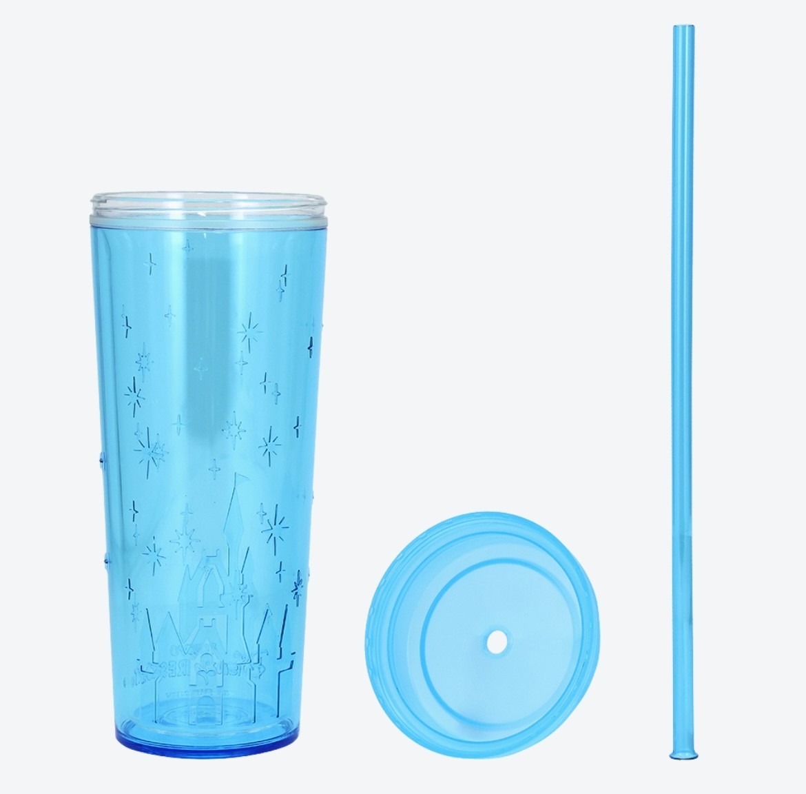 Japan Tokyo Disney Resort Tumbler Cinderella Castle Light Blue