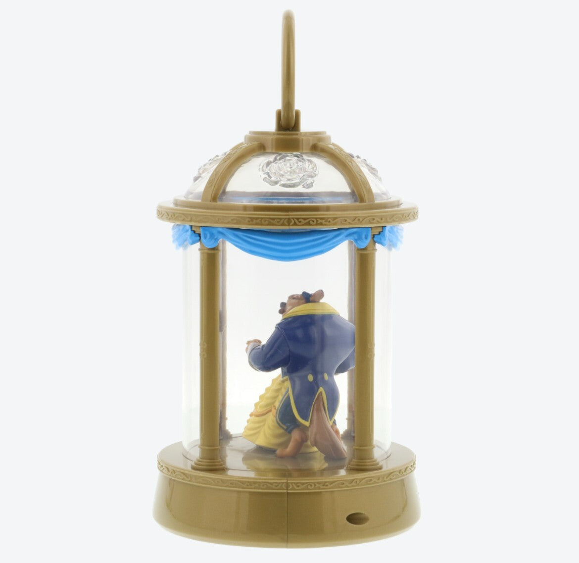 Japan Tokyo Disney Resort Beauty and the Beast Glowing Lantern Music Box Toy