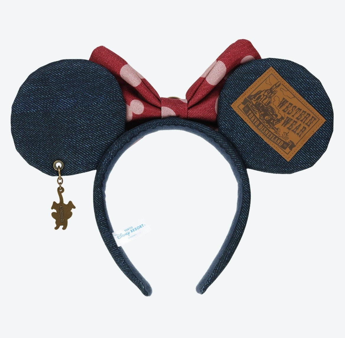 Japan Tokyo Disney  Resort Minnie Western Ears Headband Cap 2025 Denim