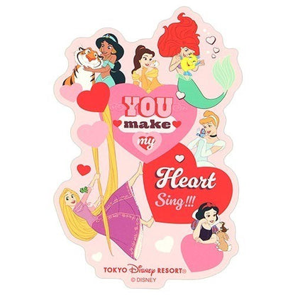 Japan Tokyo Disney Resort Princess Motif Sticker