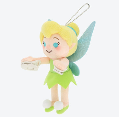 Japan Tokyo Disney Resort Peter Pan Tinkerbell Plush Shoulder Clip Keychain