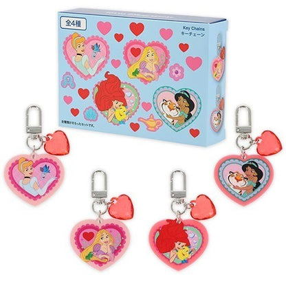 Japan Tokyo Disney Resort Princess Motif Keychain Set