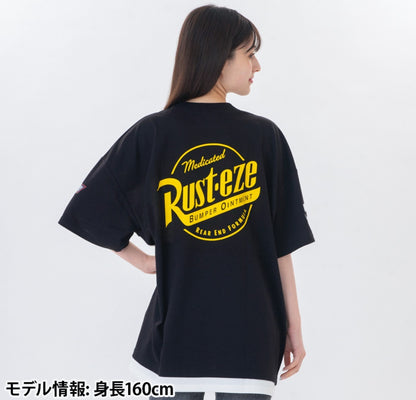 Japan Tokyo Disney Resort Cars T-shirt Black oversize