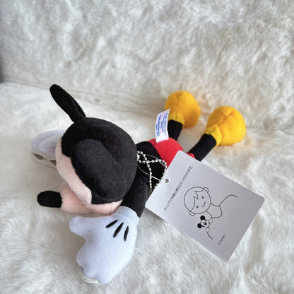 Japan Tokyo Disney Resort Mickey Sticky Plush Toy Shoulder clip Keychain