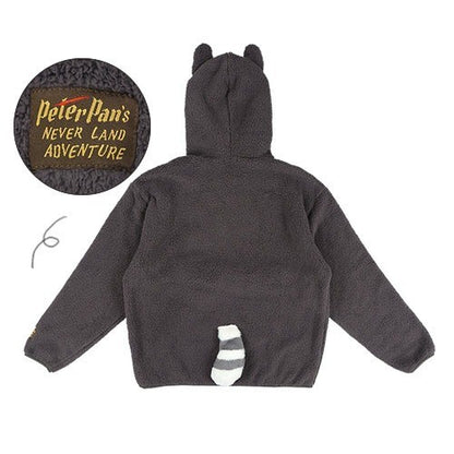Japan Tokyo Disney Resort Ears Lost Kids Peter Pan Hoodie Gray Fantasy Springs
