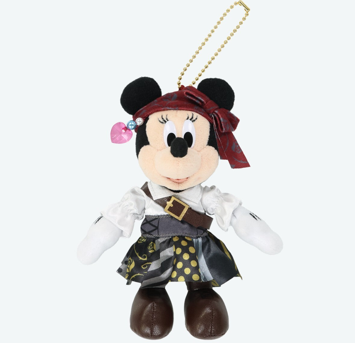 Japan Tokyo Disney Resort Pirates of the Caribbean Plush Keychain Minnie 2025