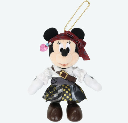 Japan Tokyo Disney Resort Pirates of the Caribbean Plush Keychain Minnie 2025