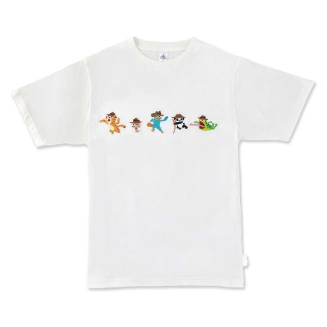 Japan Tokyo Disney Store Phineas and Ferb Short-Sleeve T-Shirt White