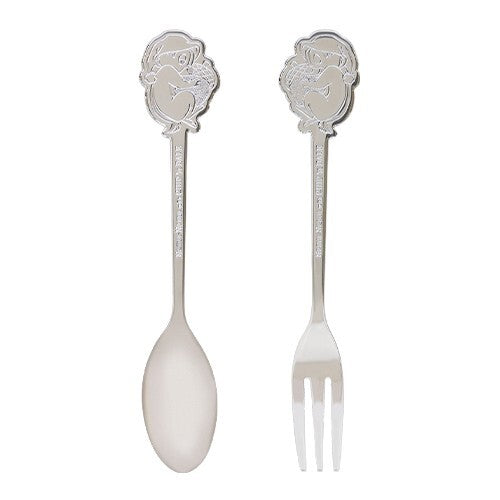 Japan Tokyo Disney Resort Cutlery Set Chip and Dale Nemu-Nemu