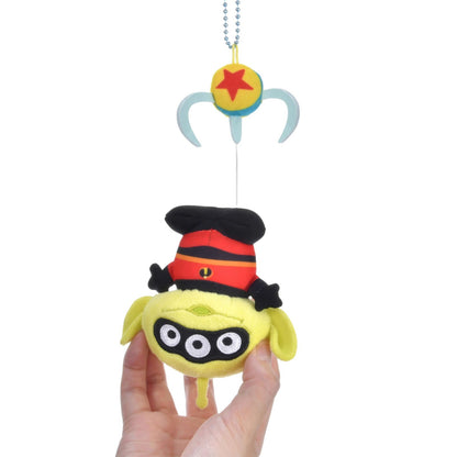 Japan Tokyo Disney Store Little Green Men Plush Keychain CRANEGAME Toy Story