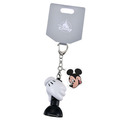 '+Japan Tokyo Disney Store Mickey Mouse Light-Up Flashlight-Style Keychain Fes