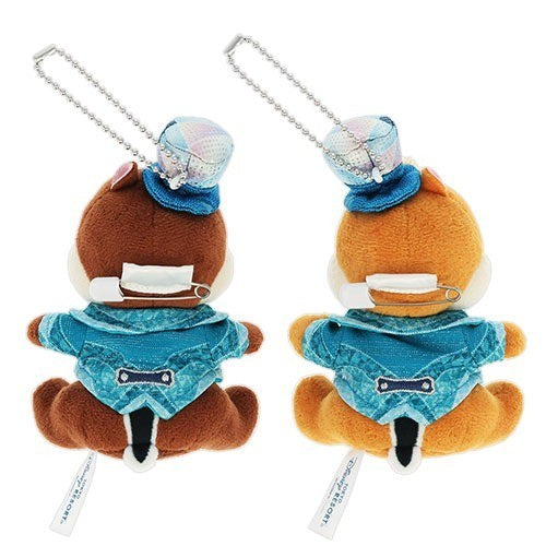 Japan Tokyo Disney Resort Sea 25th Sparkling Jubilee Chip and Dale Plush Badge 