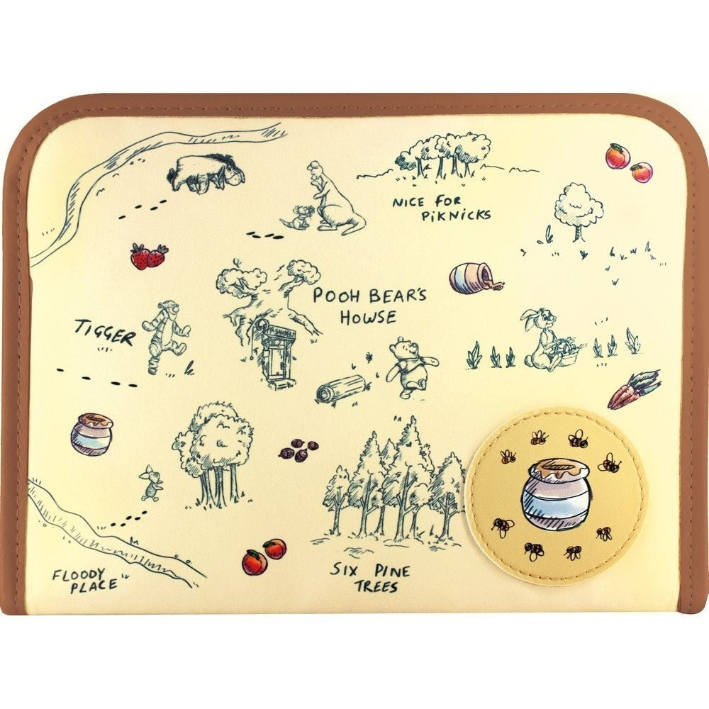 Japan Disney Fantasy Shop Bellemaison Pooh Zipper type multi-purpose case