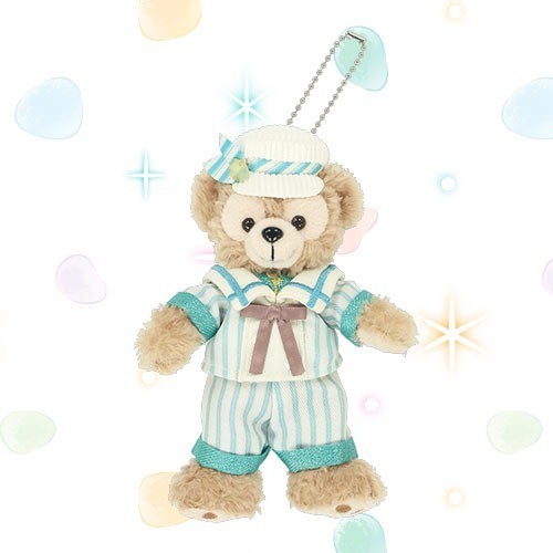 Japan Tokyo Disney Resort Find Your Beautiful Blue Duffy Plush Keychain
