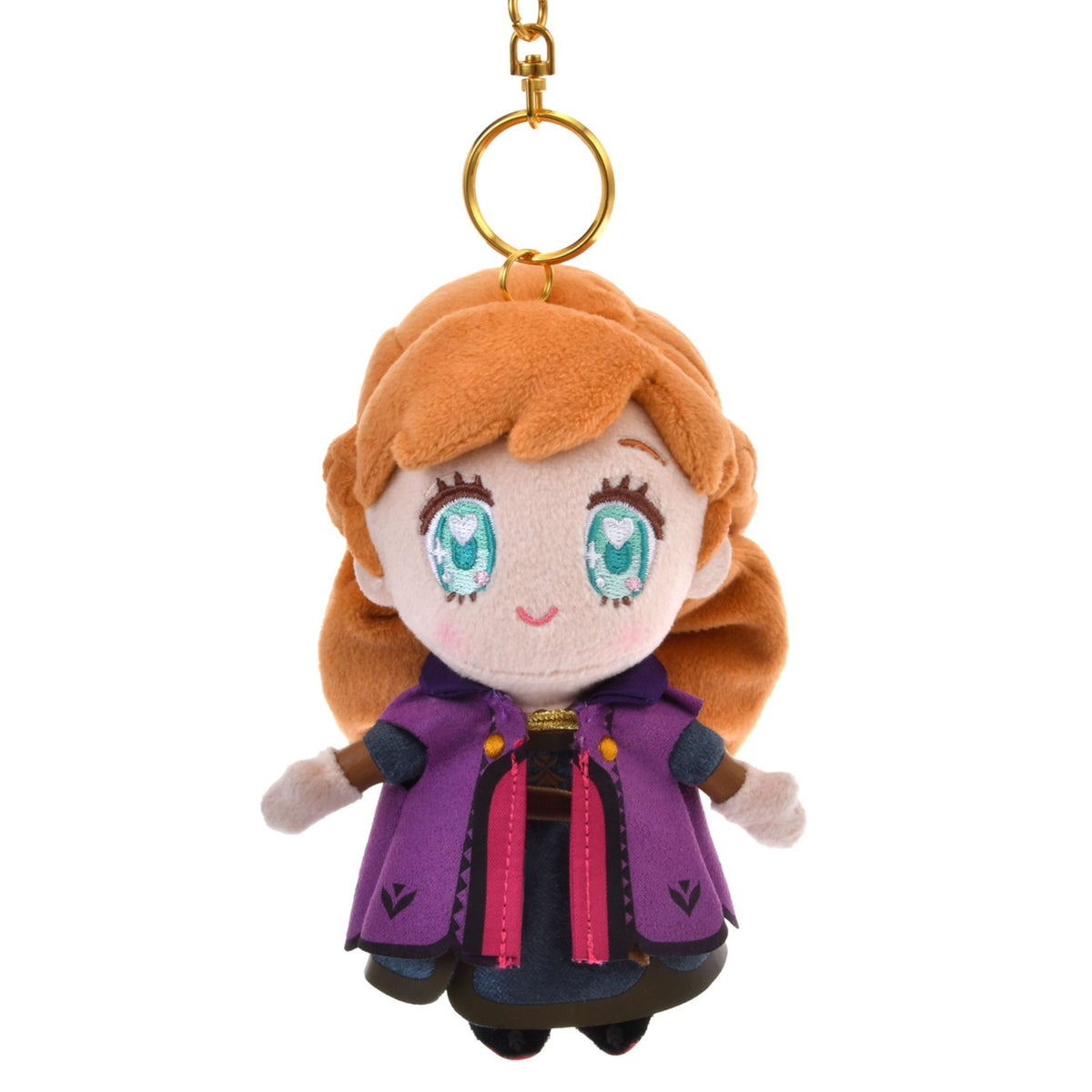 Japan Tokyo Disney Store Anna Plush Toy Keychain Frozen 2 TINY FROZEN