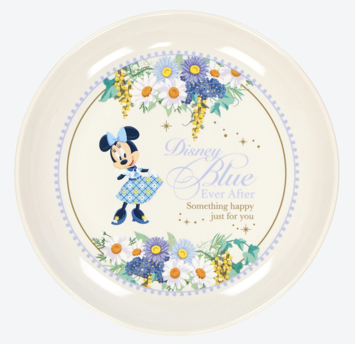 Japan Tokyo Disney Resort Store Mickey Minnie Blue Ever After Plate 2