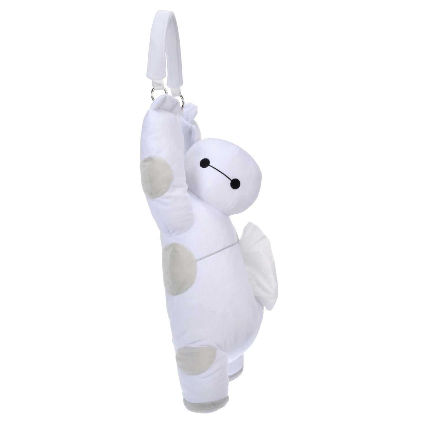 Japan Tokyo Disney Store Baymax Tissue Box Cover with Carabiner Hanging Type