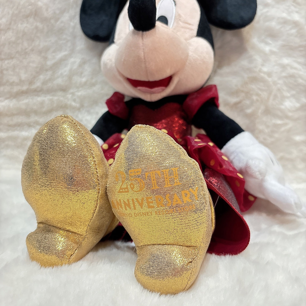 '+ Japan Tokyo Disney Store Minnie Plush Toy Tokyo Disney Resort 25th Anniversary
