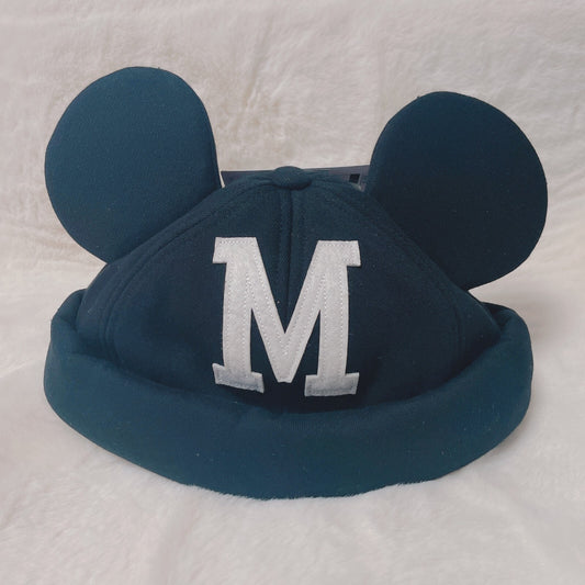 Japan Tokyo Disney Resort Mickey Cap Hat Ears Headband Black