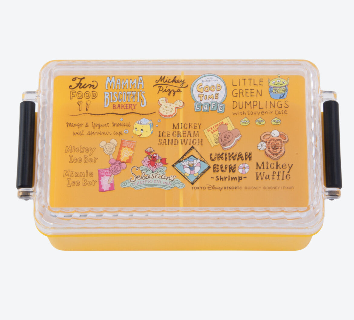 Japan Tokyo Disney Resort Park food pattern lunch box Mickey Minnie 2021