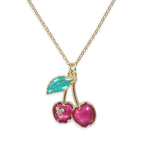 Japan Tokyo Disney Resort Necklace With the Cherry on Top Minnie