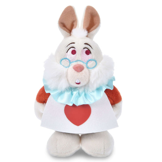 Japan Tokyo Disney Store White Rabbit Plush Toy StanDs Alice in Wonderland
