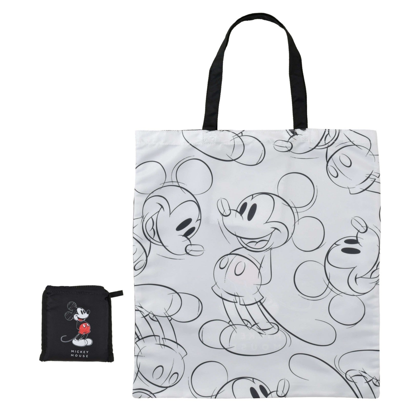 Japan Tokyo Disney Store Mickey Mouse Shopping Eco Bag Classic Sketch