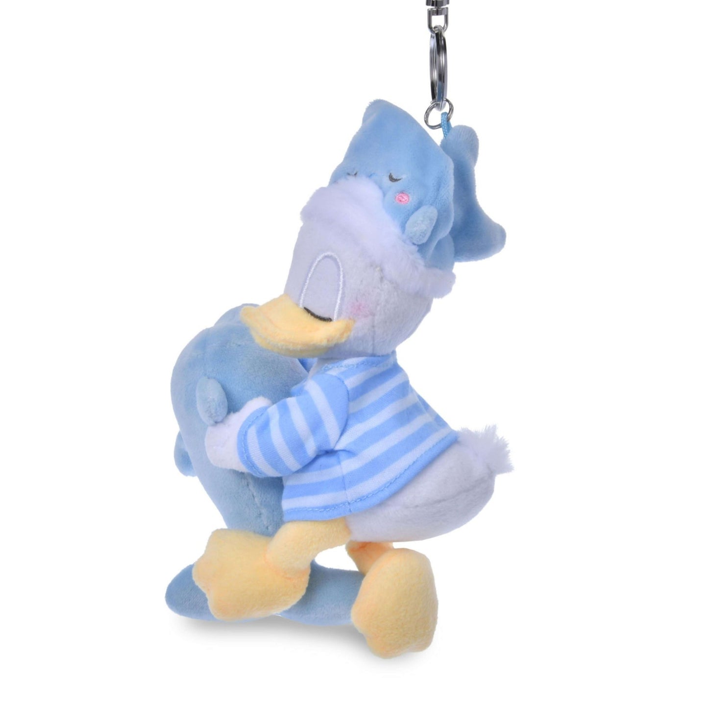 Japan Tokyo Disney Store Donald Duck Plush Toy Keychain PAJAMA STYLE
