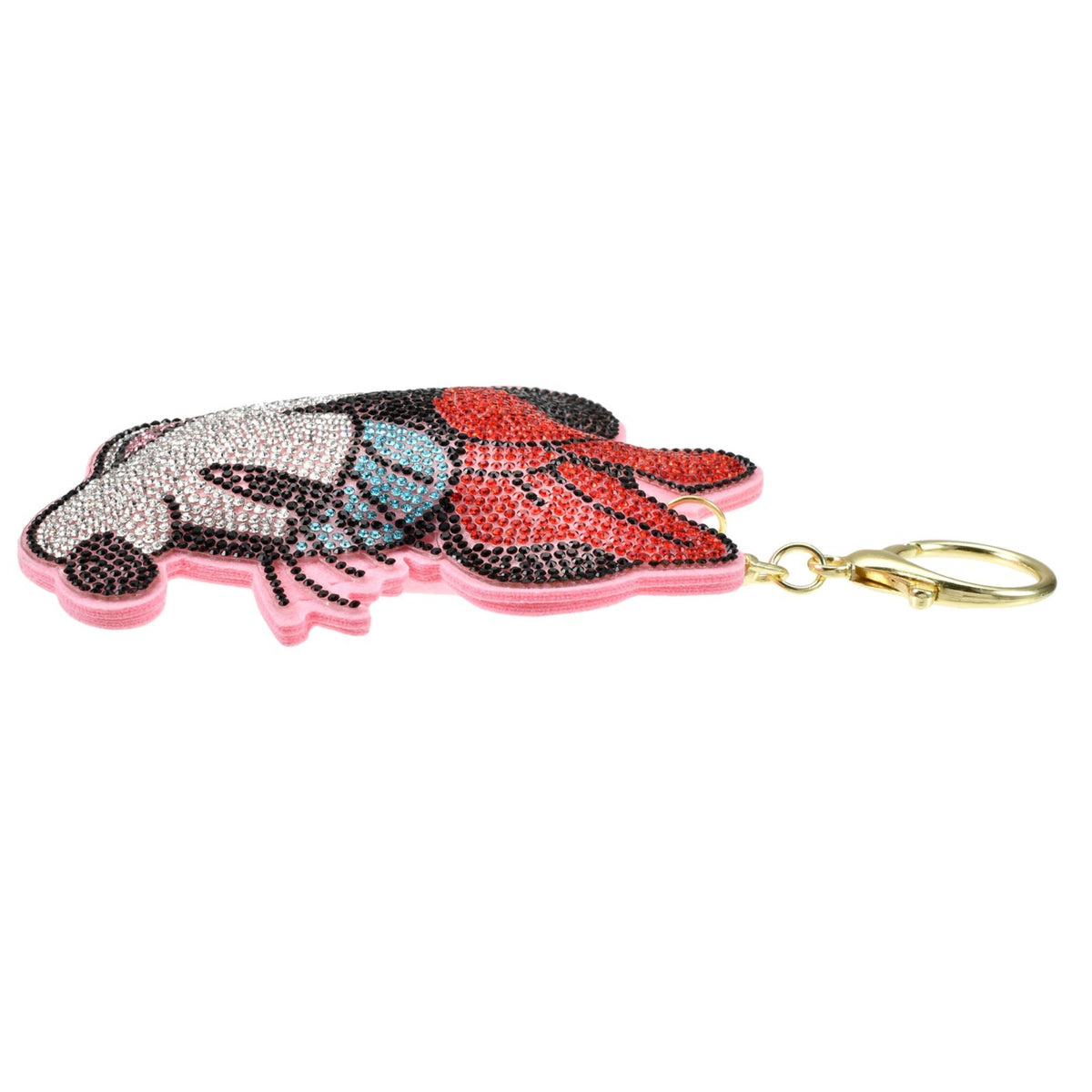 Japan Tokyo Disney Store Minnie Keychain Rhinestone Decoration Key chain Fes
