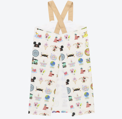 Japan Tokyo Disney Resort Happiness Tinker bell Park Motif Small World Apron