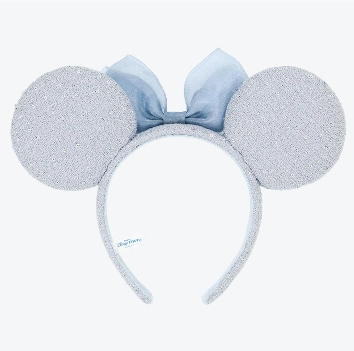 Japan Tokyo Disney Resort Minnie Mouse Ears Headband Ribbon Blue Limited 2026