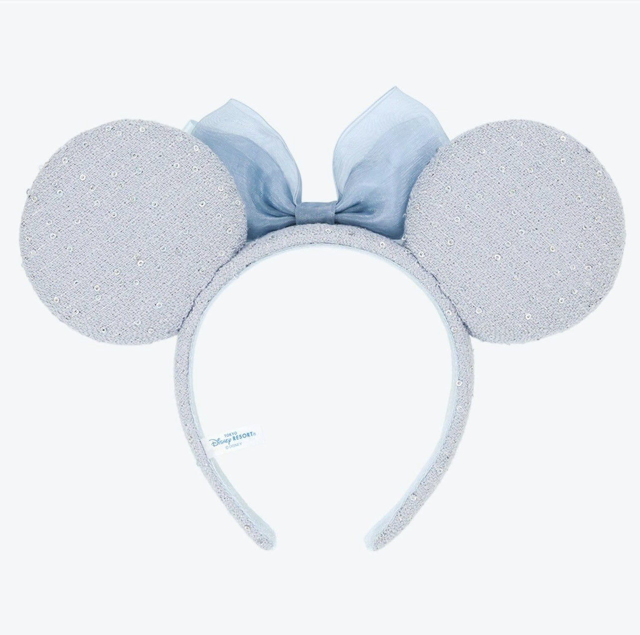 Japan Tokyo Disney Resort Minnie Mouse Ears Headband Ribbon Blue Limited 2026