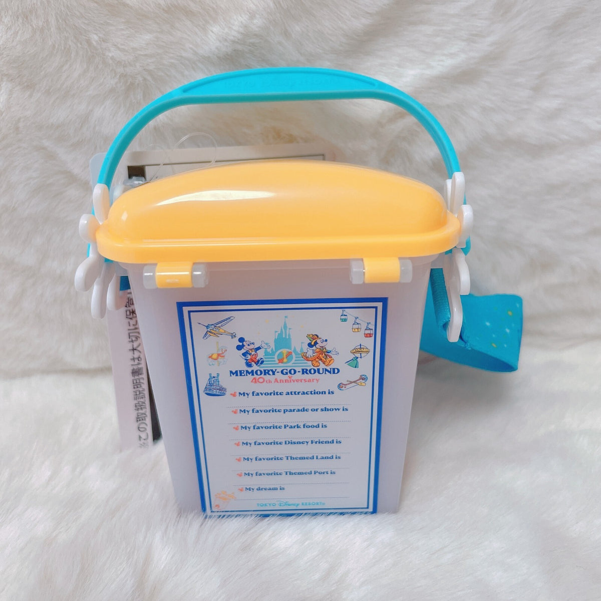 Japan Tokyo Disney Resort 40th Anniversary Retro Souvenir Mini snack case