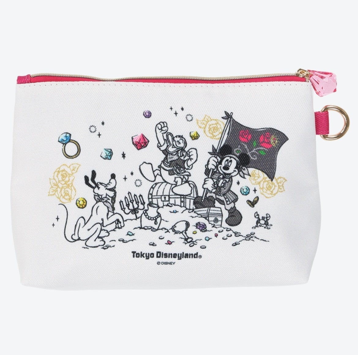Japan Tokyo Disney Resort Pirates of the Caribbean Minnie Mouse Pouch New 2025