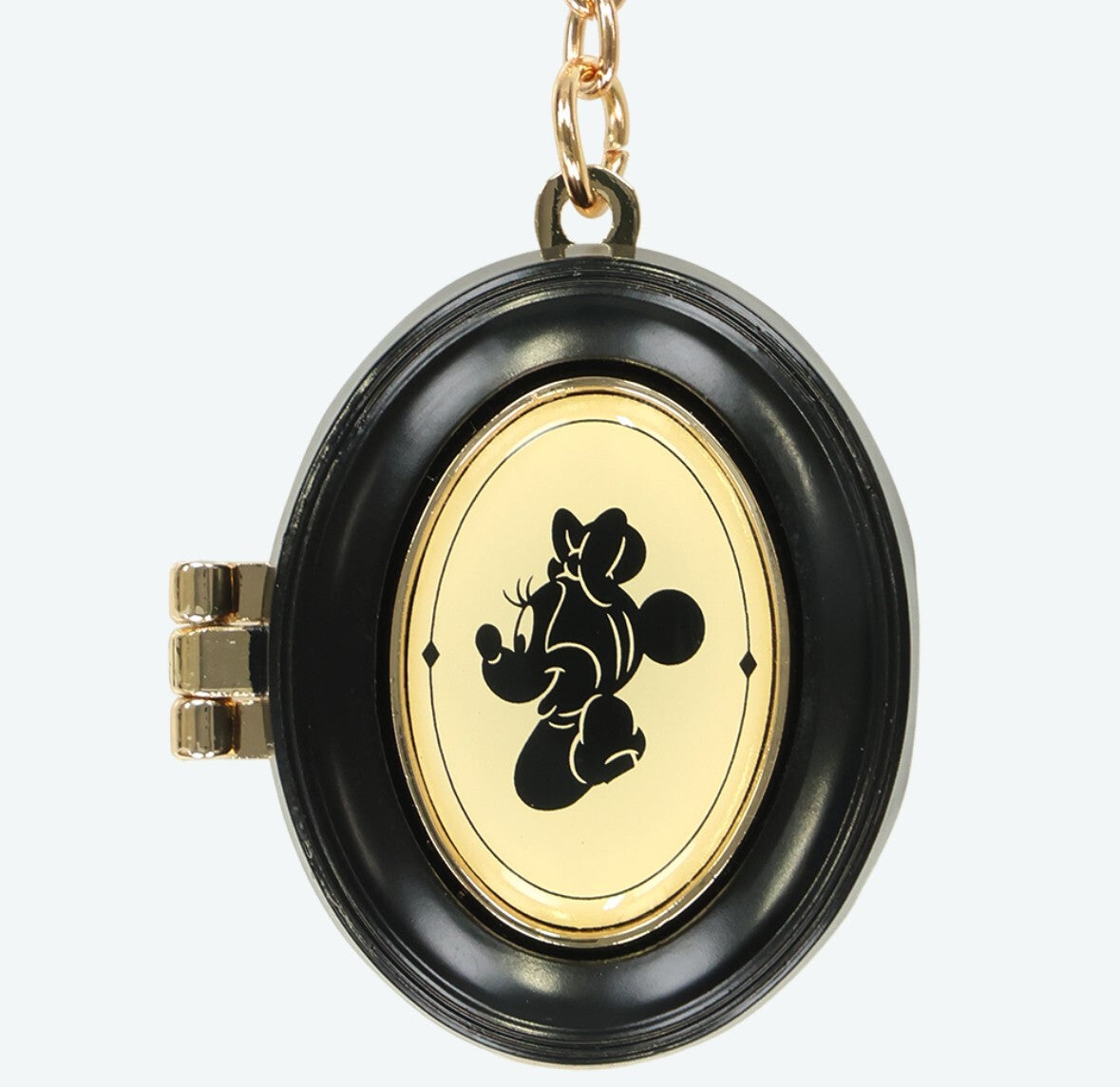 Japan Tokyo Disney Resort Keychain Silhouette Studio Mickey Minnie