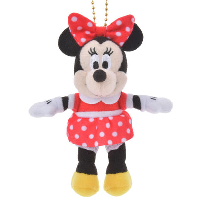 Japan Tokyo Disney Store Minnie Mouse Plush Toy Keychain Mini JAPAN STYLE