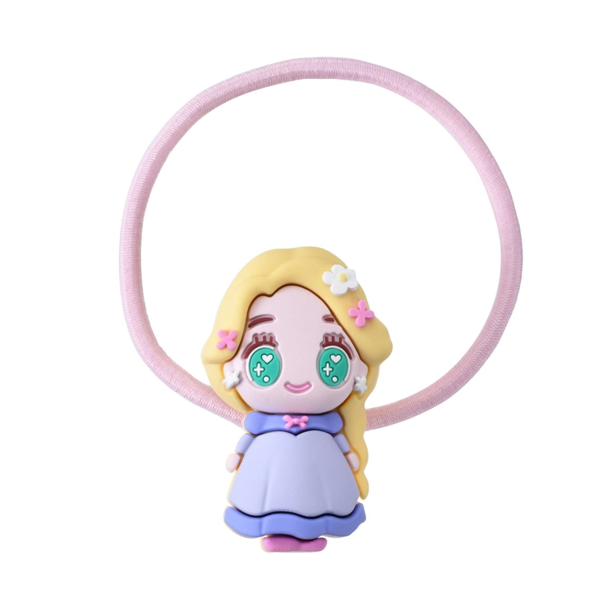 Japan Tokyo Disney Store Rapunzel For Kids Hair Ponytail PVC Mascot TINY