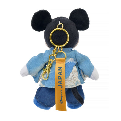 '+Japan Tokyo Disney Store Mickey Plush Toy Keychain Kimono Japan Original