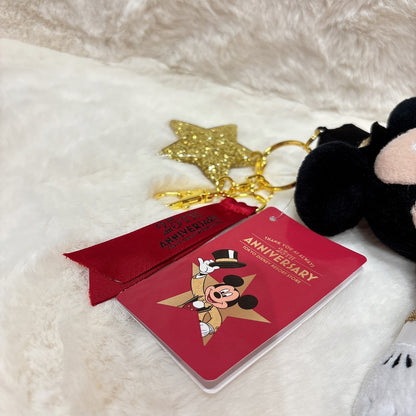 '+Japan Tokyo Disney Store Mickey Plush Toy Keychain 25th Anniversary