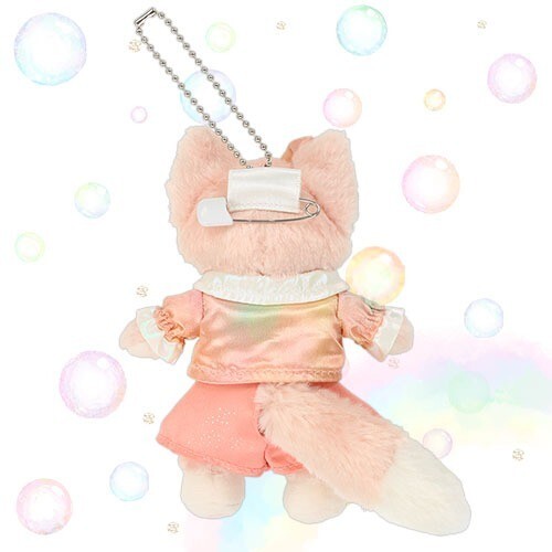 Japan Tokyo Disney Resort Lina Bell Plush Toy Badge Duffy & Friends 20th