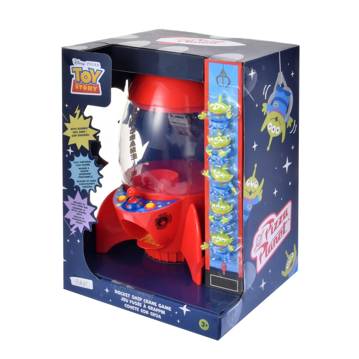 Japan Tokyo Disney Store Little Green Men Alien Toy Space Crane Toy Story