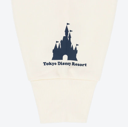 Japan Tokyo Disney Resort Minnie Mouse Hoodie Long sleeve White 2025
