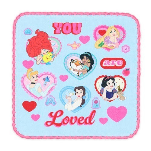 Japan Tokyo Disney Resort Princess Motif Mini Towel Set